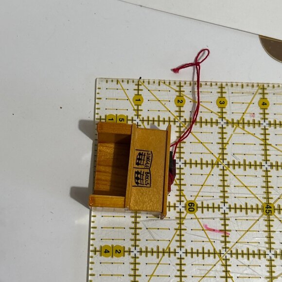 Vintage Wooden Musical Christmas Tree Ornaments Set Instrument Piano 10 Piece - Picture 14 of 15